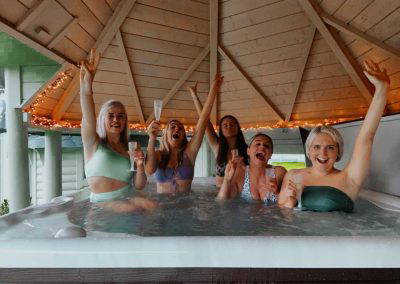 Hot Tub Ladies & Champagne